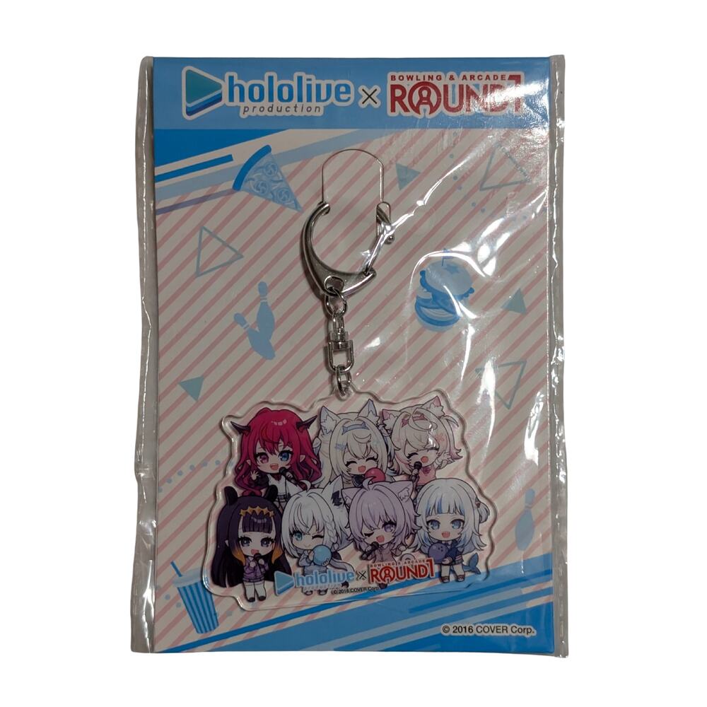 Hololive x Round 1 Exclusive Limited Edition Chibi Characters Acrylic Keychain
